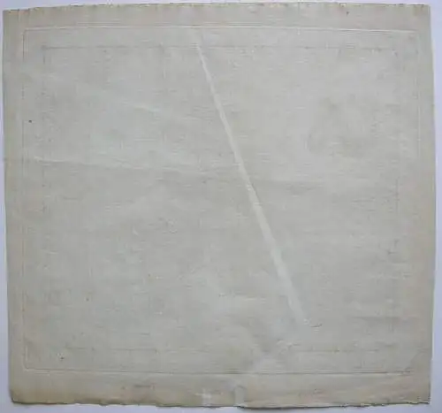 North South America Kontinentkarte kolor Orig Kupferstichkarte Faden 1776 