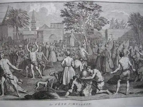 Türkei Türkischer Osmanischer Karneval Hussein Orig Kupferstich Picard 1729