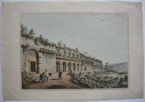 Luigi Mayer (1755-1803) Ephesos Römisches Stadion Türkei Orig Aquatinta 1810