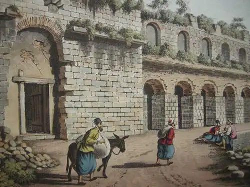 Luigi Mayer (1755-1803) Ephesos Römisches Stadion Türkei Orig Aquatinta 1810