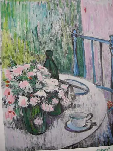 Bob Gesinus Orig Plakat Galerie ZAK Paris 1963 Widmung Dedicace 