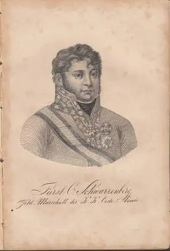 Allgemeiner Militär-Almanach 8 kolor Kupfer Uniformen 1828 Portraits