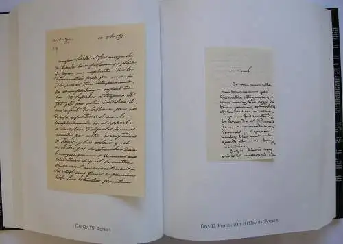 CZWIKLITZER Handschrift Maler Bildhauer Faksimile Paris 1976 Brief als Kunstwerk