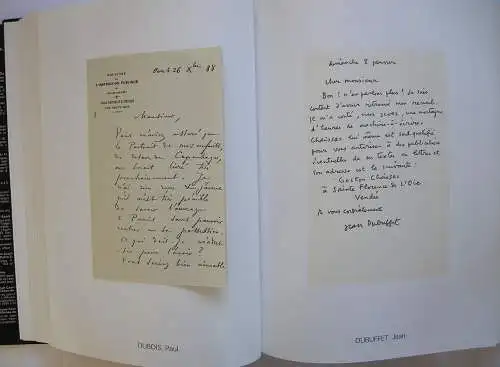 CZWIKLITZER Handschrift Maler Bildhauer Faksimile Paris 1976 Brief als Kunstwerk