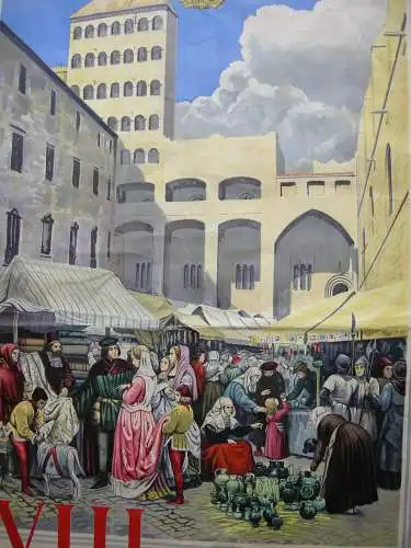 Plakat Cartel XVIII. Feria de Muestras Barcelona 1950 Orig. Lithografie 