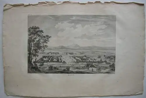 Kjachta Burjatien Sibirien Russland Orig Kupferstich Niquet 