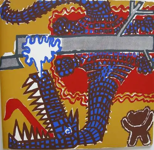 Klaus Pfeffer Bobbis Abenteuer mit dem Drachen 8 Orig Serigraphien 1965