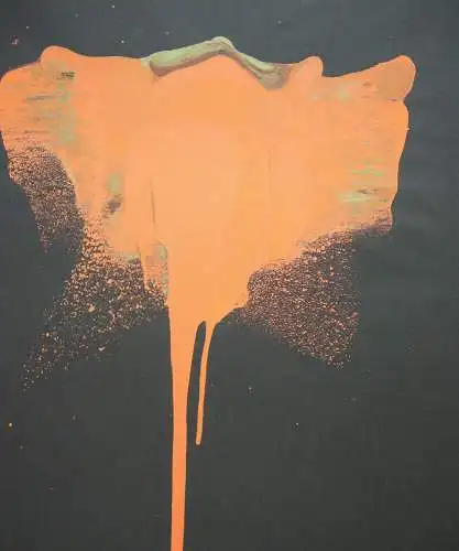 Otto Piene (1928-2014) Feuergouachen Orig Serigrafie Heseler 1971 Zero