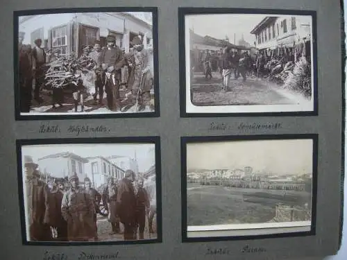 Fotoalbum 1. Weltkrieg Belgrad Serbien Bulgarien Veles Üsküb Türkei Ungarn 64 Fo