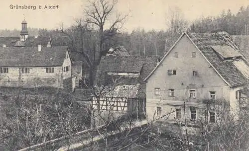 AK Grünsberg Altdorf Mittelfranken ungelaufen 1910