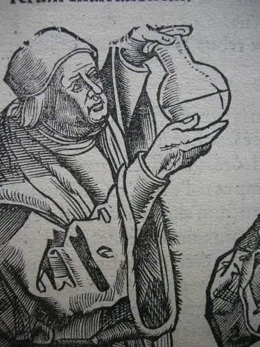Kosmas und Damian Schutzheilige Apotheker Orig Holzschnitt 1538