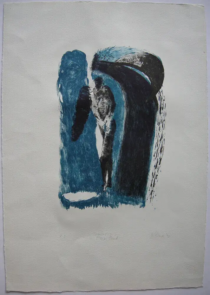 Rosa Loy (Sibille Rauch1958) Francesca E Pound Orig. Lithografie signiert 1990 0