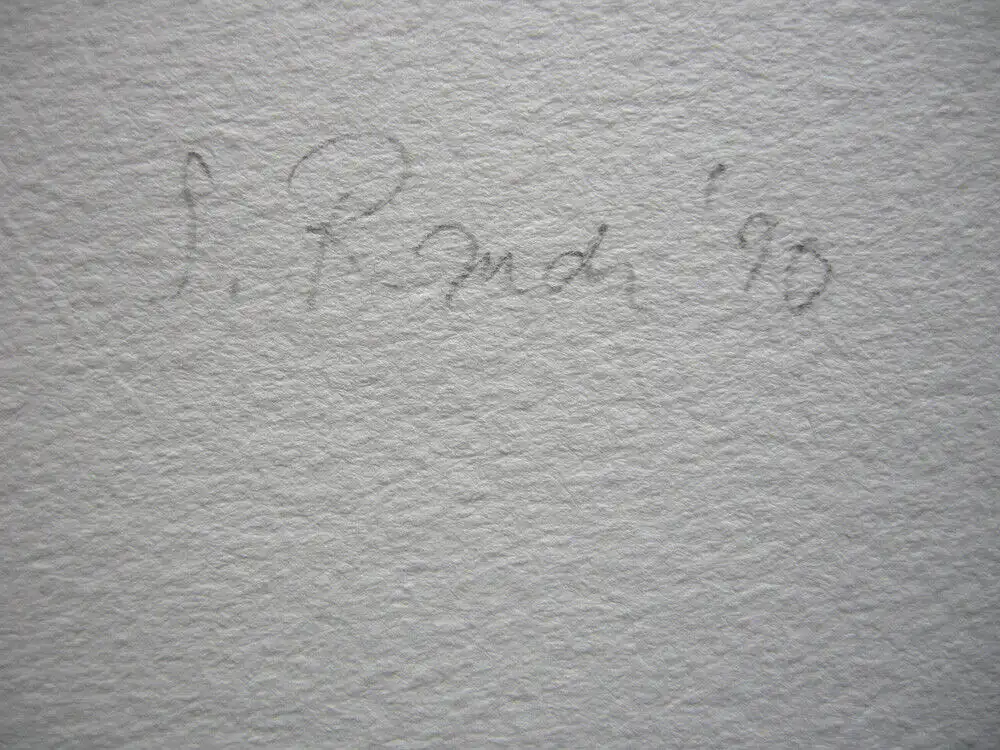 Rosa Loy (Sibille Rauch1958) Francesca E Pound Orig. Lithografie signiert 1990 3