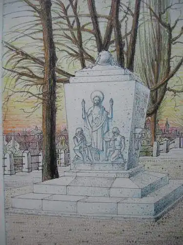 Ulf Seidl Giesing Nockherberg München Orig Lithographie 1930  