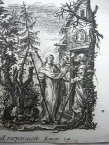 Gebrüder Klauber Heilige Maria des Kleopas Jüngerin von Jesus Kupferstich 1750