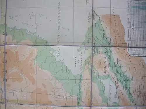 Mapa del Estado de Guatemala 1924 Lithografie 132 x 134,5 cm Claudio Urrutia