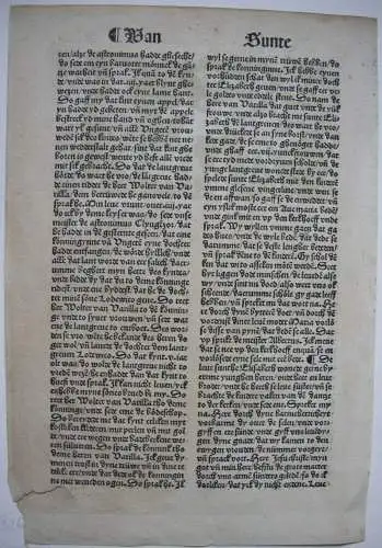 Inkunabelblatt Heilige Elisabeth Thüringen altkolor Holzschnitt Inkunabel 1495