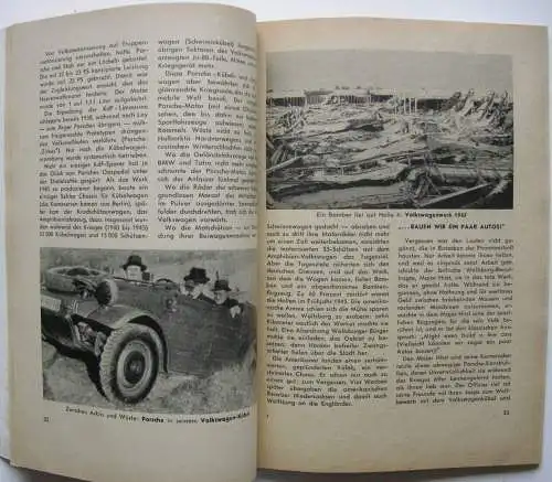 Ferdinand Porsche Geschichte eines Autos Spiegel-Buch zahlr. Abb Volkswagen