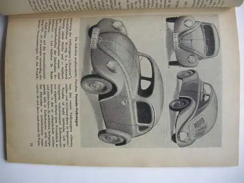 Ferdinand Porsche Geschichte eines Autos Spiegel-Buch zahlr. Abb Volkswagen