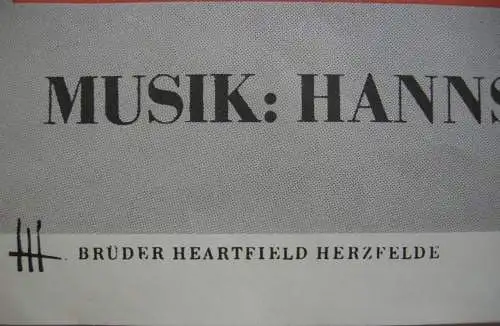 Heartfield Herzfelde Plakat Theater Winterschlacht Berliner Ensemble 1960 Eisler