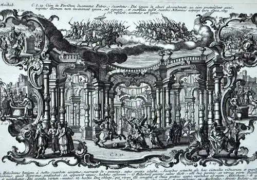 Jos. u. Joh. Klauber (1740-1813) Szenen Altes Testament Barock Kupferstich 1748
