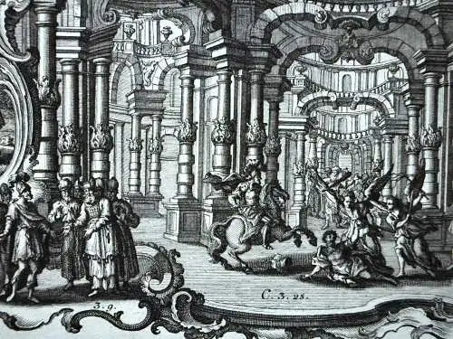 Jos. u. Joh. Klauber (1740-1813) Szenen Altes Testament Barock Kupferstich 1748