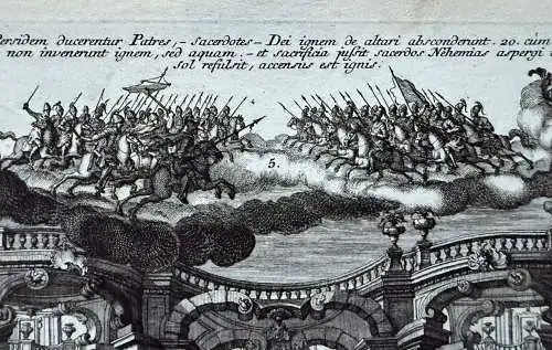 Jos. u. Joh. Klauber (1740-1813) Szenen Altes Testament Barock Kupferstich 1748