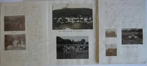 Reiseberichte Österreich 1906-1913 Manuskript Fotos Ansichtskarten Alpen