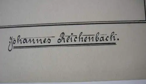 Entwurf Stadtplanung Johannes Reichenbach 1914 Aquarell Akademie-Zeichnung