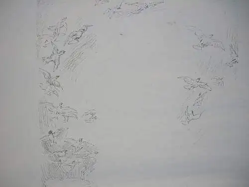 Max Slevogt (1868-1932) Sirenen des Nereus Orig Lithografie signiert 1920