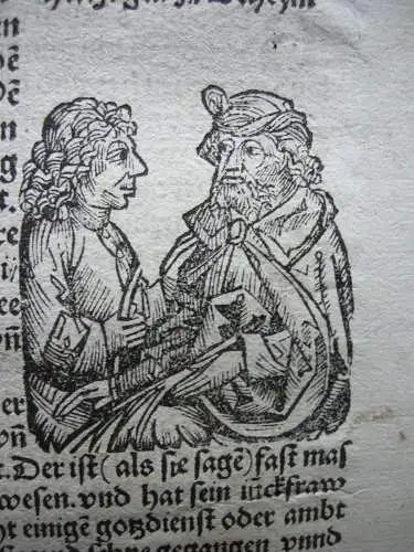 König Lothar Berengarius IV.  Taris Orig Holzschnitt Schedel Weltchronik 1493