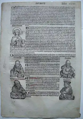 Heilige Elisabeth Odefredus Accursius Orig Holzschnitt Schedel Weltchronik 1493