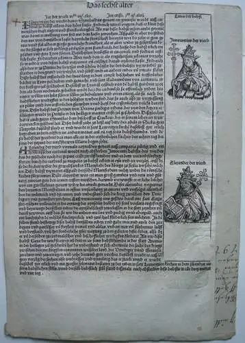 Heilige Elisabeth Odefredus Accursius Orig Holzschnitt Schedel Weltchronik 1493