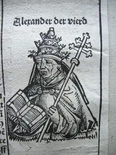 Heilige Elisabeth Odefredus Accursius Orig Holzschnitt Schedel Weltchronik 1493