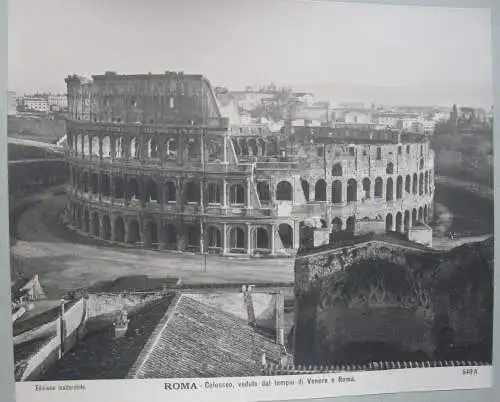 Italien Roma Neapel Album 33 Fotographien Albumin Alinari um 1890