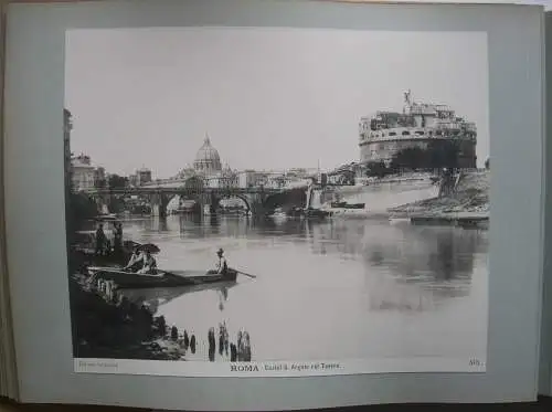 Italien Roma Neapel Album 33 Fotographien Albumin Alinari um 1890