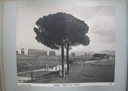 Italien Roma Neapel Album 33 Fotographien Albumin Alinari um 1890