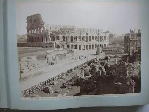 Italien Roma Neapel Album 33 Fotographien Albumin Alinari um 1890