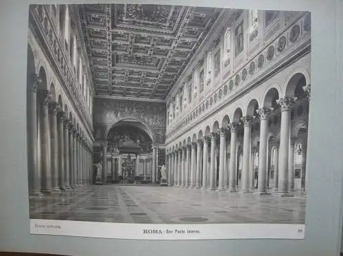 Italien Roma Neapel Album 33 Fotographien Albumin Alinari um 1890