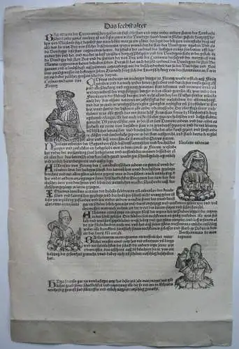 Cosmas Nikolaus Barholomäus montagnana Orig Holzschnitt Schedel Weltchronik 1493