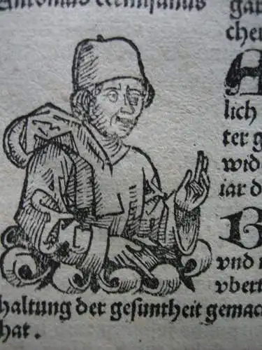 Cosmas Nikolaus Barholomäus montagnana Orig Holzschnitt Schedel Weltchronik 1493