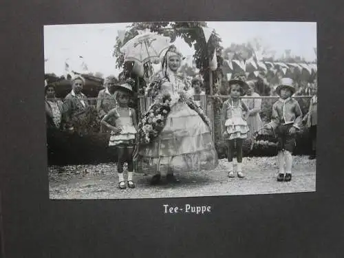 Fotoalbum Blumen-Korso Alte Haide München 1929 Märchennachstellung Kinderfest