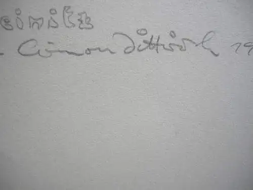 Simon Dittrich (1940) Theophrastus Medicus Orig. Radierung 1986 signiert  Probe