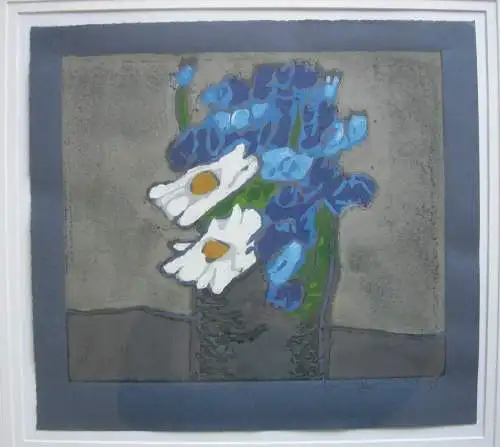 Klaus Fußmann (1938)  Figuren Orig Radierung 1981 signiert Probedruck