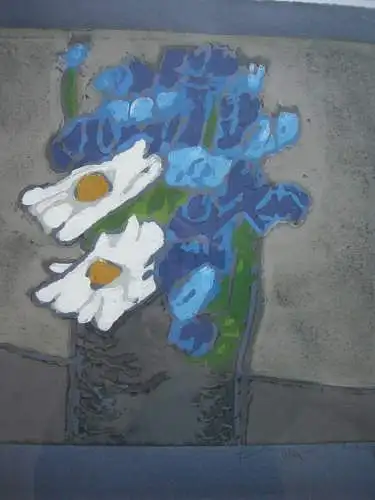 Klaus Fußmann (1938)  Figuren Orig Radierung 1981 signiert Probedruck