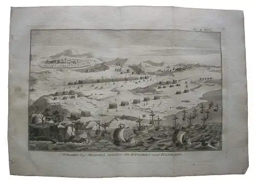 Schlacht bei Mydionia Etolier Illyrer Antike Dalmatien Albanien Kupferstich 1756