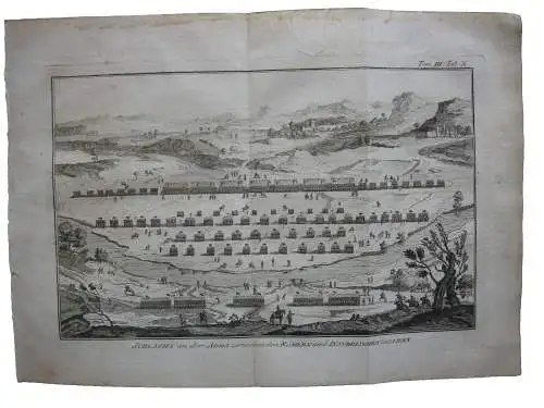 Schlacht an der Adda 1799 Koalitionskrieg Russland Österreich Kupferstich 1756