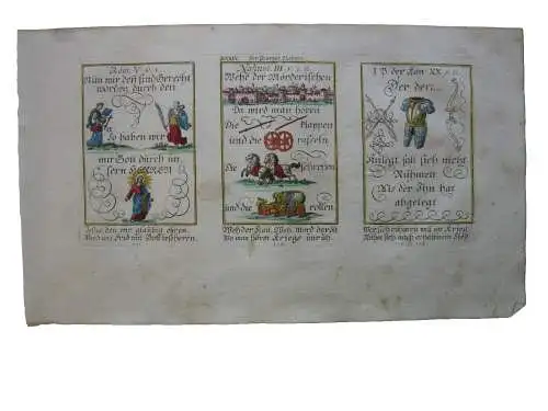 Alkolor geistl Emblemkupfer Bodenehr Mörderische Stadt Ritter Rebus 1699