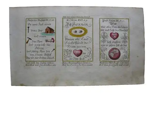 Alkolor geistl Emblemkupfer Bodenehr Jael muß den Helden töten Rebus 1699
