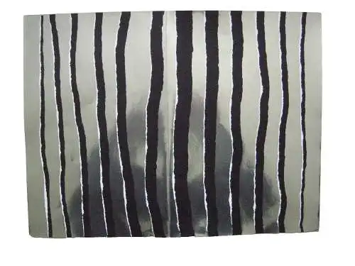 Hermann Goepfert (1926-1982) Geometr Komposition Serigrafie 1971 Alufolie